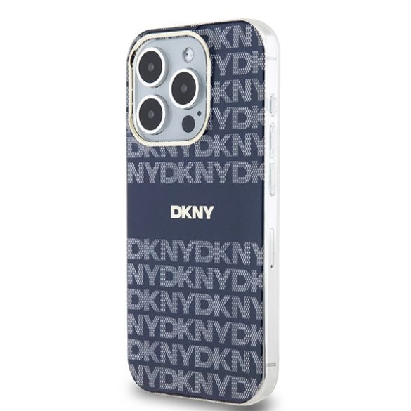 DKNY DKHMP15LHRHSEB IML Mono & Stripe MagSafe-kompatibilis tok iPhone 15 Pro - kék