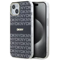   DKNY DKHMP14SHRHSEK IML Mono & Stripe MagSafe-kompatibilis tok iPhone 14 - fekete