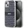 DKNY DKHMP15SHRHSEK IML Mono & Stripe MagSafe-kompatibilis tok iPhone 15 - fekete