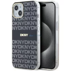   DKNY DKHMP15MHRHSEK IML Mono & Stripe MagSafe-kompatibilis tok iPhone 15 Plus - fekete