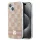 DKNY DKHMP15SHCPTSP IML Checkered Mono Pattern Pattern & Printed Stripes MagSafe-kompatibilis tok iPhone 15 - rózsaszín