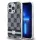 DKNY DKHMP15LHCPTSK IML Checkered Mono Pattern & Printed Stripes MagSafe-kompatibilis tok iPhone 15 Pro - fekete