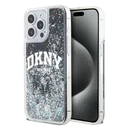   DKNY DKHCP13XLBNAEK Liquid Glitter Big Logo tok iPhone 13 Pro Max - fekete