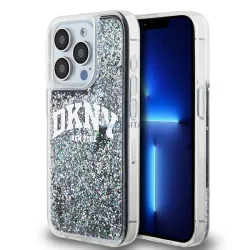   DKNY DKHCP15LLBNAEK Liquid Glitter Big Logo tok iPhone 15 Pro - fekete