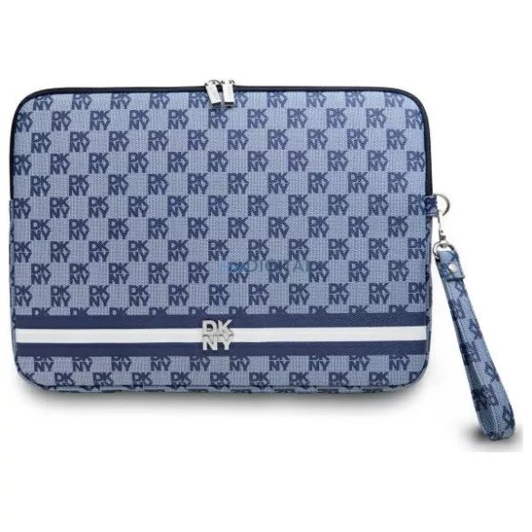 DKNY DKCS14PVSHLB laptoptok 14" Checkered Pattern Printed Stripes – kék