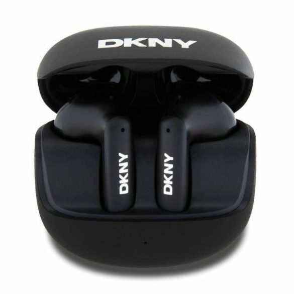 DKNY DKTWST6AEHLKTWS Satiny Finish TWS Bluetooth fülhallgató - fekete