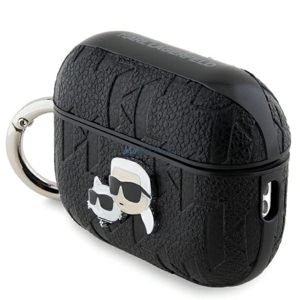 Karl Lagerfeld Khátlap2PGKCPK Monogram Karl & Choupette Head tok AirPods Pro 2 - fekete