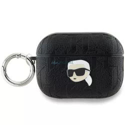   Karl Lagerfeld KLAP2PGKIPK Monogram Karl Head tok AirPods Pro 2 - fekete