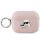 Karl Lagerfeld KLAP2PGKCPP Monogram Karl & Choupette Head tok AirPods Pro 2 - rózsaszín