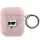 Karl Lagerfeld KLA2PGCHPP Monogram Choupette Head tok AirPods 1/2 - rózsaszín