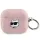 Karl Lagerfeld KLA3PGCHPP Monogram Choupette Head tok AirPods 3 - rózsaszín