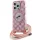 Karl Lagerfeld KLHMP15XHCCKCKLCP IML Crossbody Monogram Karl & Choupette Head MagSafe-kompatibilis tok iPhone 15 Pro Max - rózsaszín