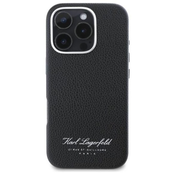 Karl Lagerfeld KLHCP16XPGWCMKHK Hotel RSG keménytok iPhone 16 Pro Max - fekete