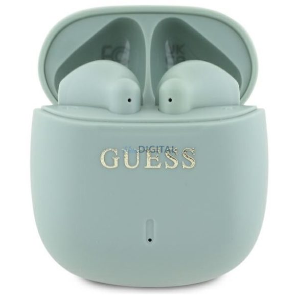 Guess GUTWSJ14ESGN Printed Classic Logo TWS Bluetooth vezeték nélküli fülhallgató - zöld