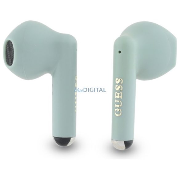 Guess GUTWSJ14ESGN Printed Classic Logo TWS Bluetooth vezeték nélküli fülhallgató - zöld