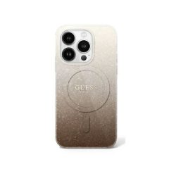   Guess GUHMP16LHGRCELW IML Glitter Gradient MagSafe keménytok iPhone 16 Pro - barna