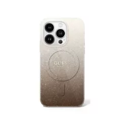   Guess GUHMP16XHGRCELW IML Glitter Gradient MagSafe keménytok iPhone 16 Pro Max - barna