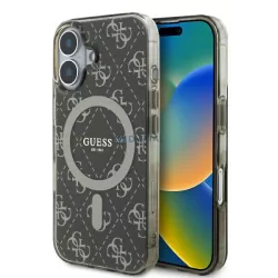   Guess GUHMP16MH4DTEW IML 4G Background MagSafe keménytok iPhone 16 Plus - barna
