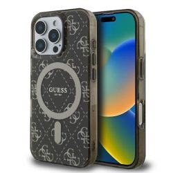   Guess GUHMP16LH4DTEW IML 4G Background MagSafe keménytok iPhone 16 Pro - barna