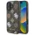 Guess GUHMP16SP4PWPW MagSafe PU Peony On 4G Background keménytok iPhone 16 - barna