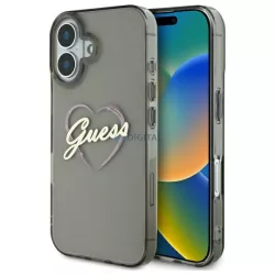   Guess GUHCP16SHCHGSPK IML Heart keménytok iPhone 16 - fekete