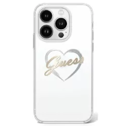   Guess GUHCP16XHCHGSPT IML Heart keménytok iPhone 16 Pro Max - átlátszó