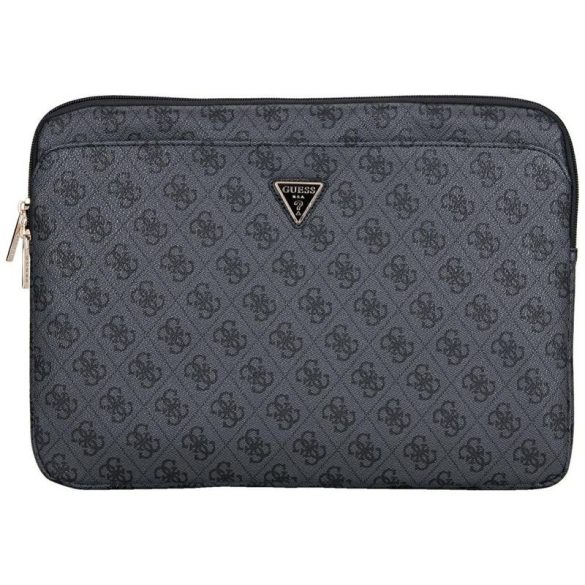 Guess 4G Zipper Pocket Triangle Logo laptoptáska 14" - fekete