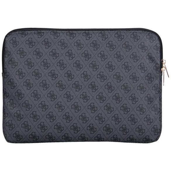 Guess 4G Zipper Pocket Triangle Logo laptoptáska 14" - fekete