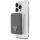 Power Bank Guess Grained Triangle 5000 mAh, 15 W, USB-C, MagSafe, induktív – barna