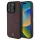 Mercedes MEHMP16L23RBARR Textured And Plain Leather MagSafe keménytok iPhone 16 Pro - piros