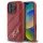 Karl Lagerfeld KLHCP16LPQDSMGR Quilted Signature keménytok iPhone 16 Pro - piros