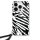 Karl Lagerfeld KLHCP16XHZBPKCCK IML Zebra Pattern & Cord keménytok iPhone 16 Pro Max - fekete