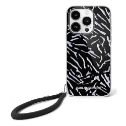   Karl Lagerfeld KLHCP16MHZBPKCCU Zebra With Cord tok iPhone 16 Plus - lila