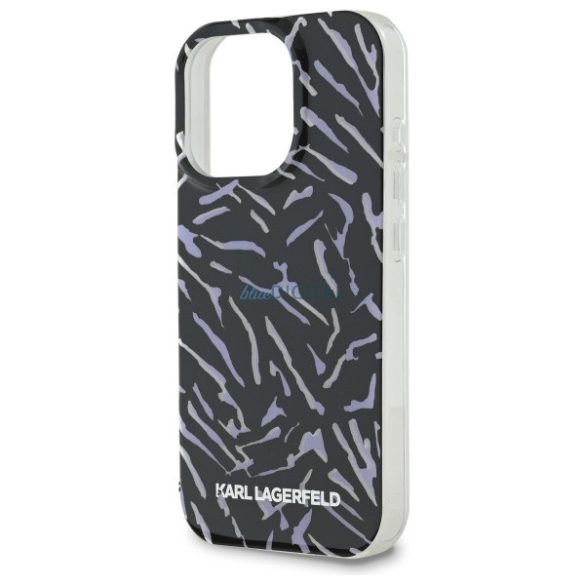 Karl Lagerfeld KLHCP16LHZBPKCCU Zebra With Cord tok iPhone 16 Pro - lila