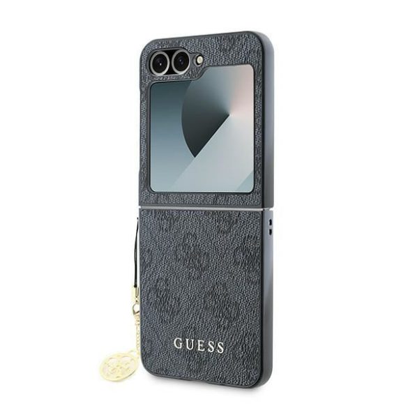 Guess GUHCZF6GF4GGR 4G Charm tok Samsung Galaxy Z Flip6 F741 - fekete