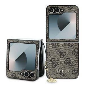 Guess GUHCZF6GF4GBR 4G Charm tok Samsung Galaxy Z Flip6 F741 - barna