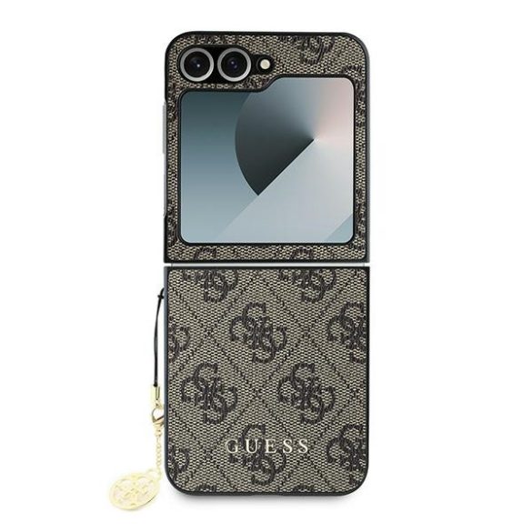 Guess GUHCZF6GF4GBR 4G Charm tok Samsung Galaxy Z Flip6 F741 - barna