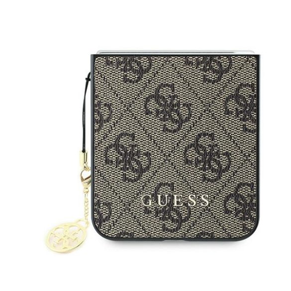 Guess GUHCZF6GF4GBR 4G Charm tok Samsung Galaxy Z Flip6 F741 - barna