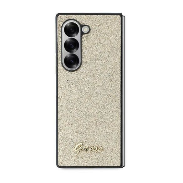 Guess GUHCZFD6HGGSHD 4G Glitter Script tok Samsung Galaxy Z Fold6 F956 - arany színű