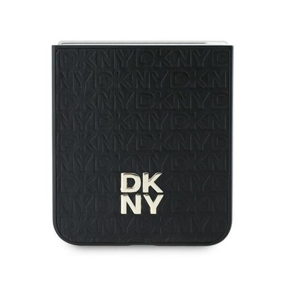 DKNY DKHCZF6PSHRPSK Repeat Pattern Stack Logo tok Samsung Galaxy Z Flip6 F741 - fekete