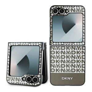 DKNY DKHCZF6PSOSPW Repeat Pattern Bottom Stripe tok Samsung Galaxy Z Flip6 F741 - barna