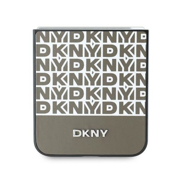 DKNY DKHCZF6PSOSPW Repeat Pattern Bottom Stripe tok Samsung Galaxy Z Flip6 F741 - barna