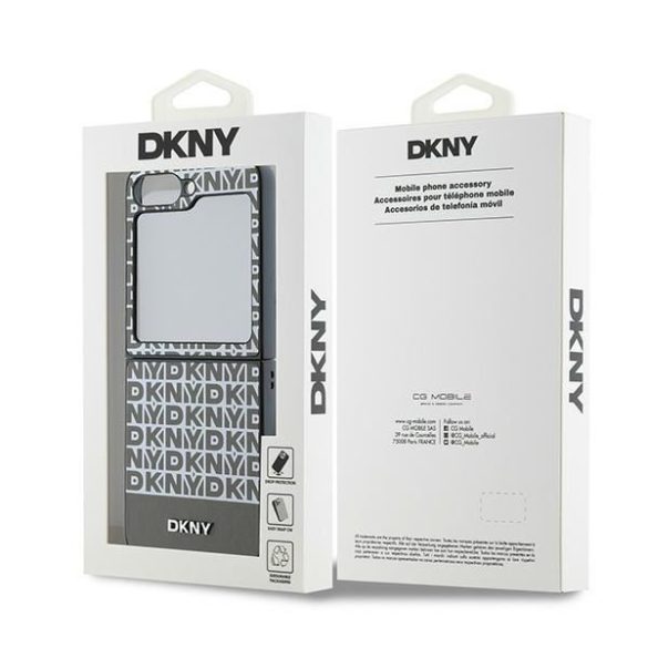 DKNY DKHCZF6PSOSPW Repeat Pattern Bottom Stripe tok Samsung Galaxy Z Flip6 F741 - barna