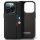 BMW BMHCP16L23PUPVKM Perforated Tricolor Detail Line tok iPhone 16 Pro - fekete