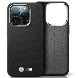   BMW BMHCP16X23PUFWKEV M Edition Kevlar Wrapped Metal tok iPhone 16 Pro Max - fekete