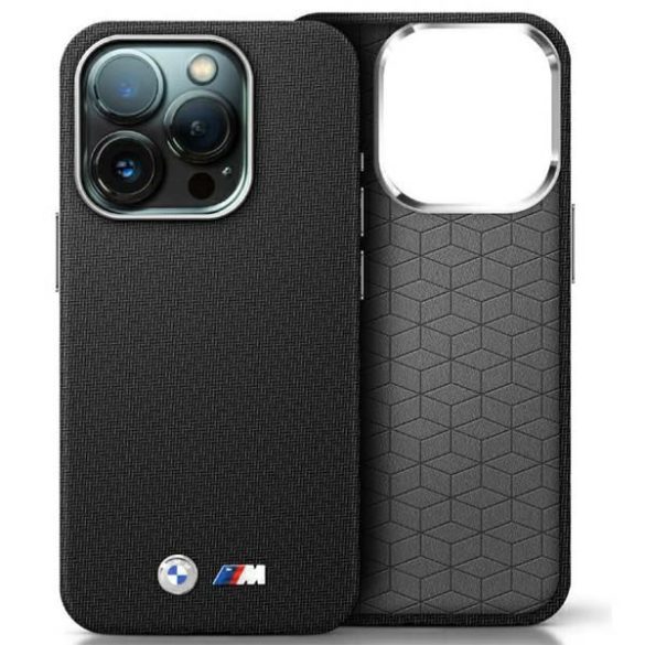 BMW BMHCP16X23PUFWKEV M Edition Kevlar Wrapped Metal tok iPhone 16 Pro Max - fekete