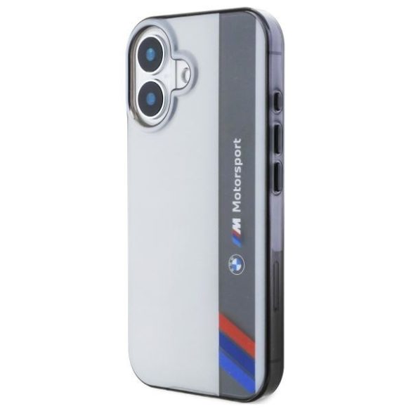 BMW BMHCP16S23HTFEG Motosport IML Vertical Stripe tok iPhone 16 - szürke