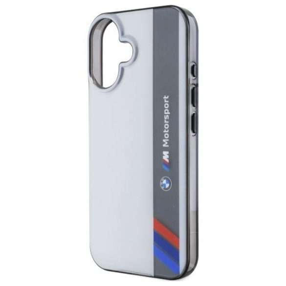 BMW BMHCP16S23HTFEG Motosport IML Vertical Stripe tok iPhone 16 - szürke