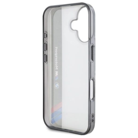 BMW BMHCP16S23HTFEG Motosport IML Vertical Stripe tok iPhone 16 - szürke