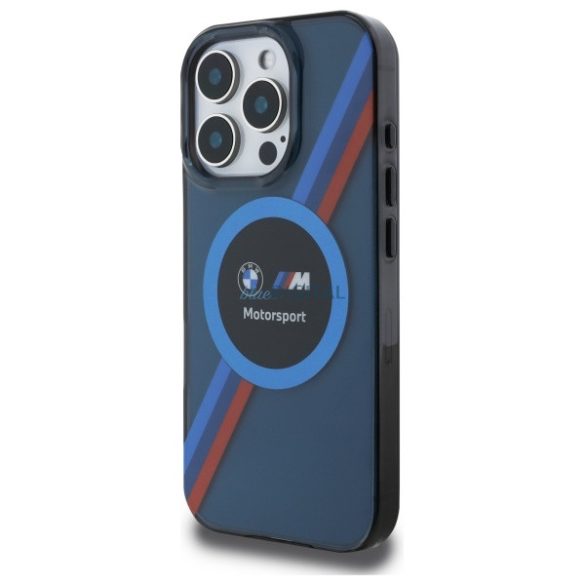 BMW BMHMP16L23HTPUV Motosport IML Circle MagSafe tok iPhone 16 Pro - tengerészkék